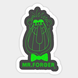 Mr.Forger - All Dressed Up - green Sticker